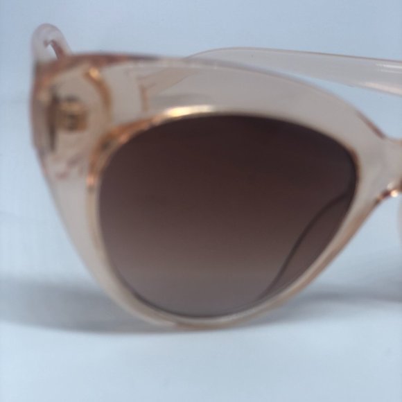 BCBGeneration Square Cat Eye Sunglasses in Blush Crystal - Picture 5 of 11
